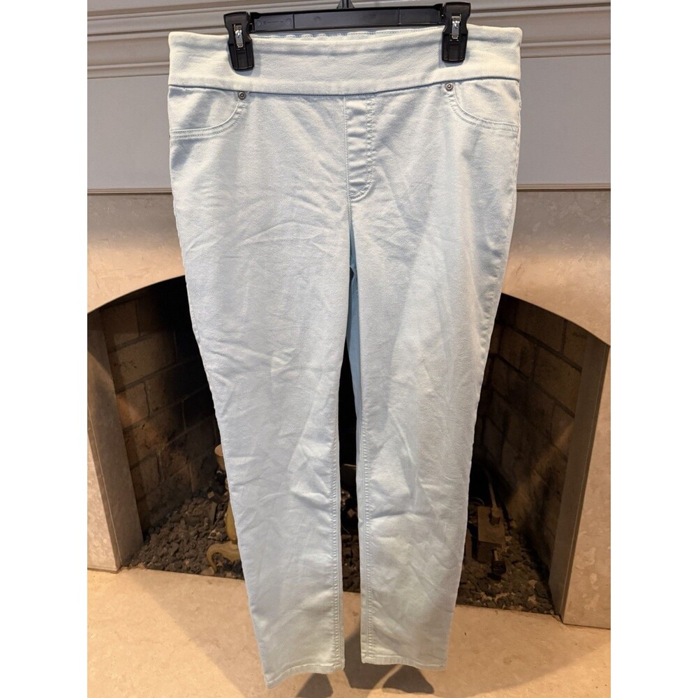 Perfect Stretch By Chico’s Light Blue Pull On pants Size 12